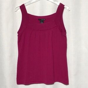 Willi Smith Fuchsia Tank Top